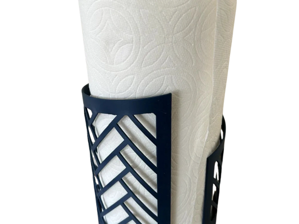 Weighted paper towel holder