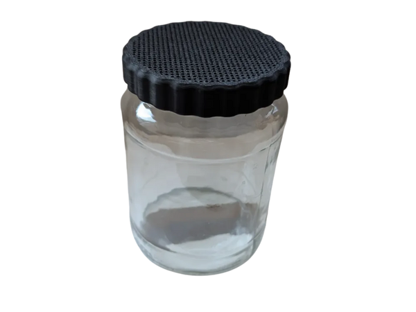Sprouting lid for european (TO82) canning jars