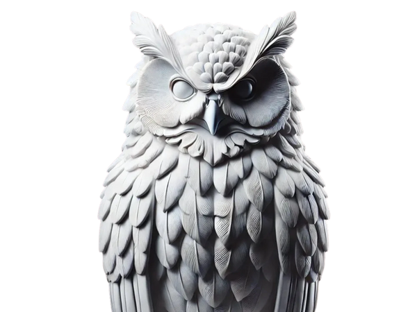 Owl statue