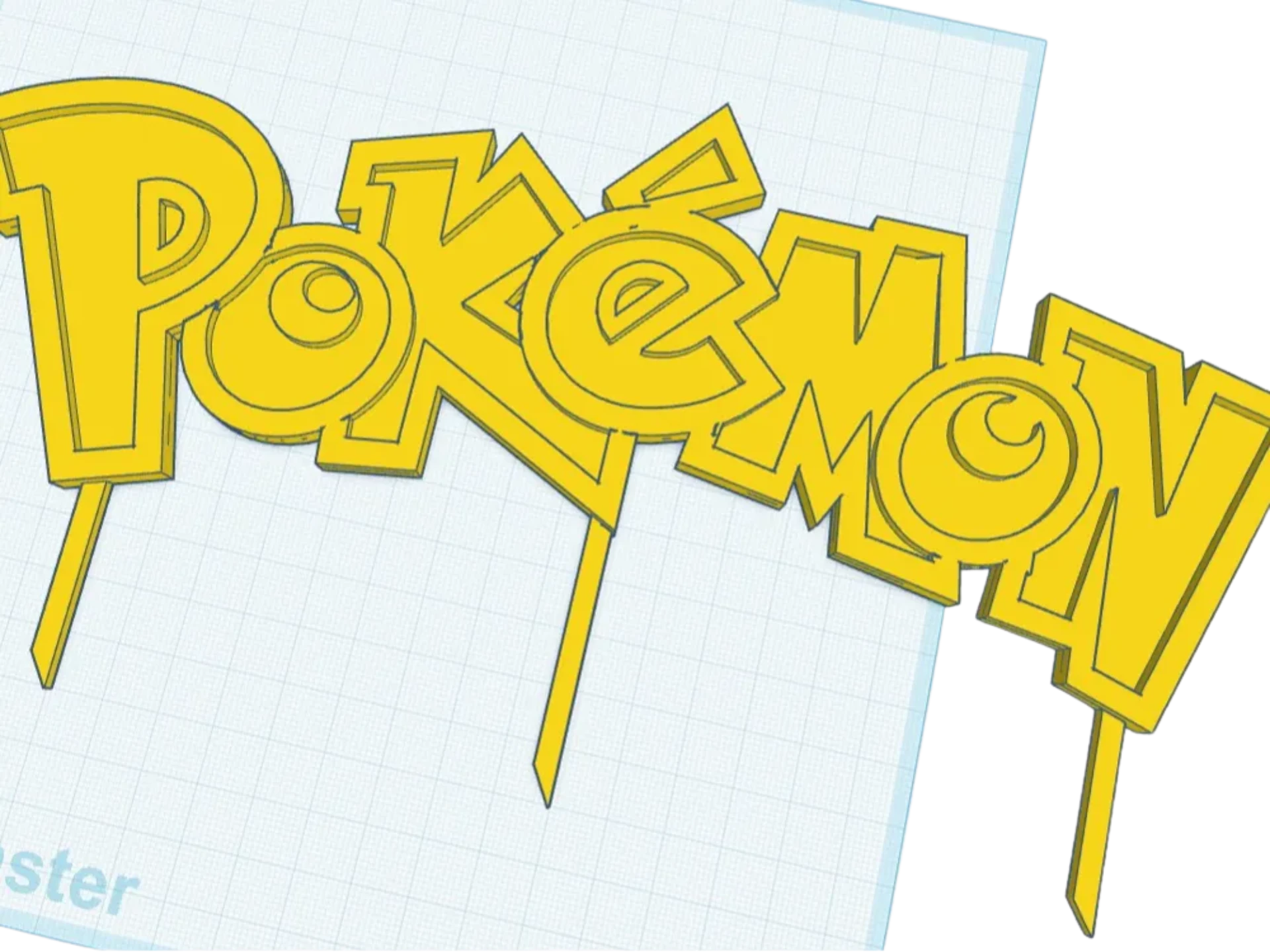 Pokemon Cake Topper