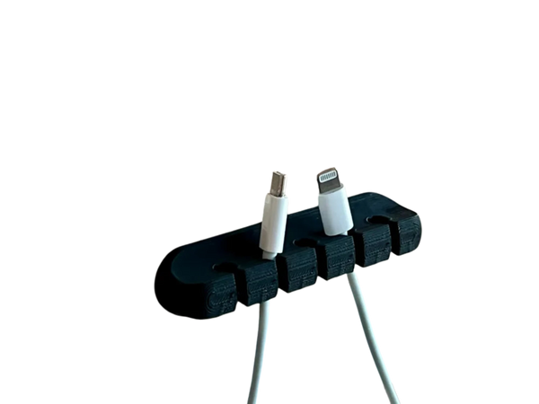 Desk cable holder