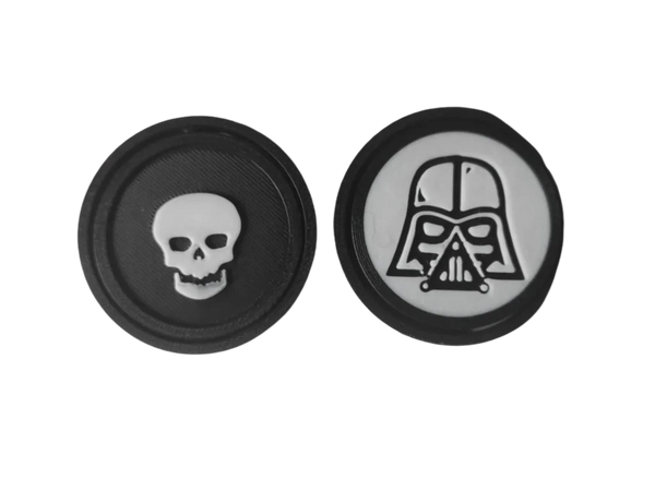 Darth Vader / Death two sides spinner keychain