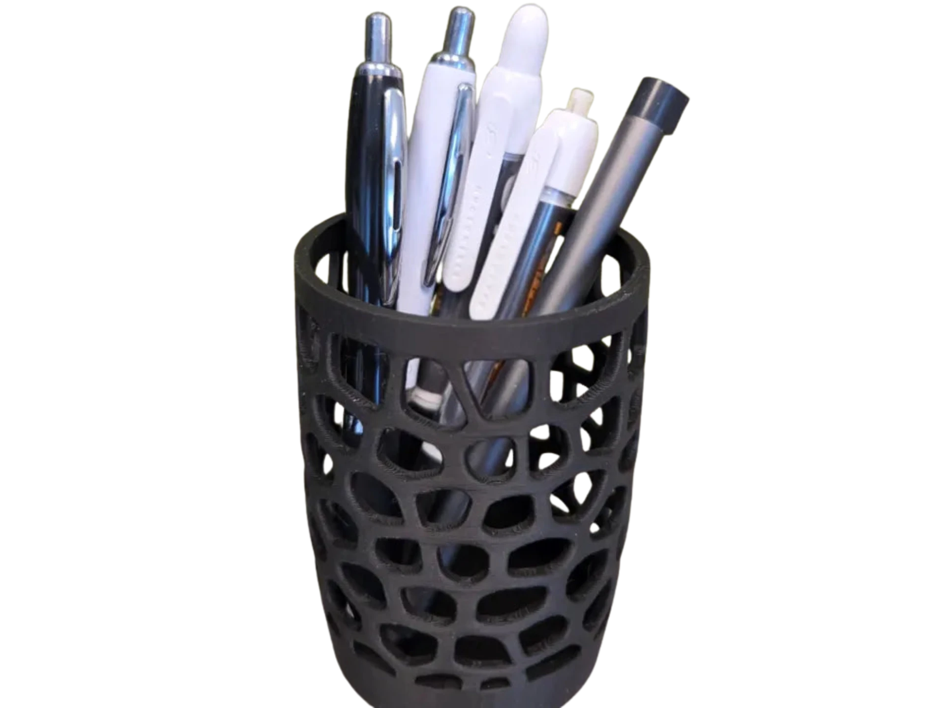 Organic pen holder / desk organizer