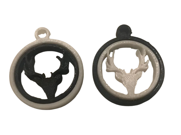 Deer Head Keychain