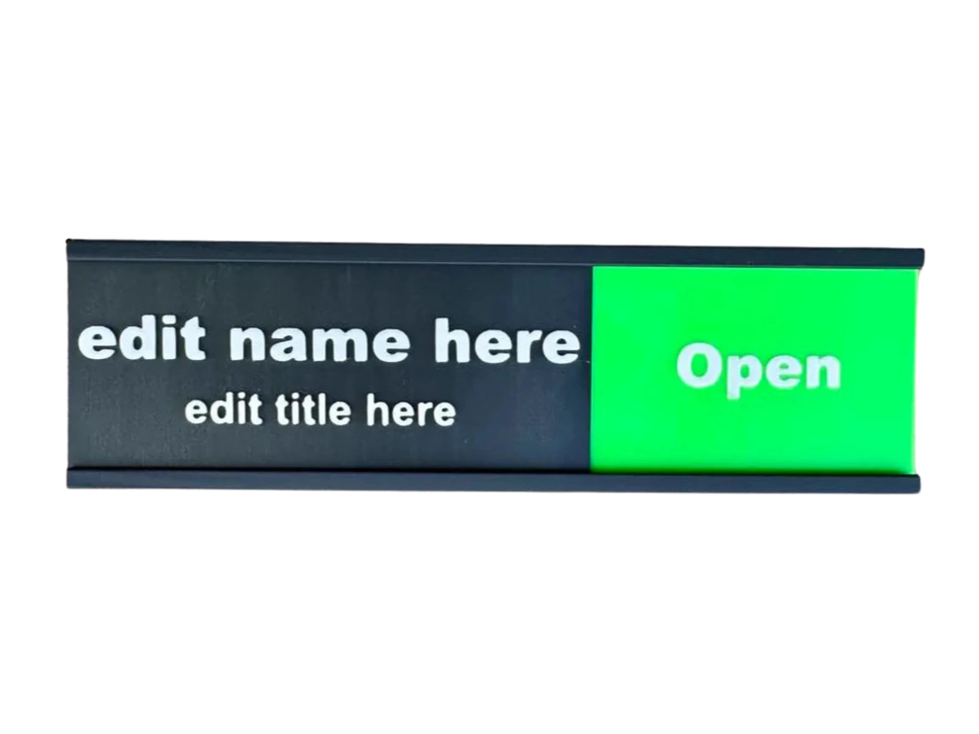 Custom Sliding Office Door Sign