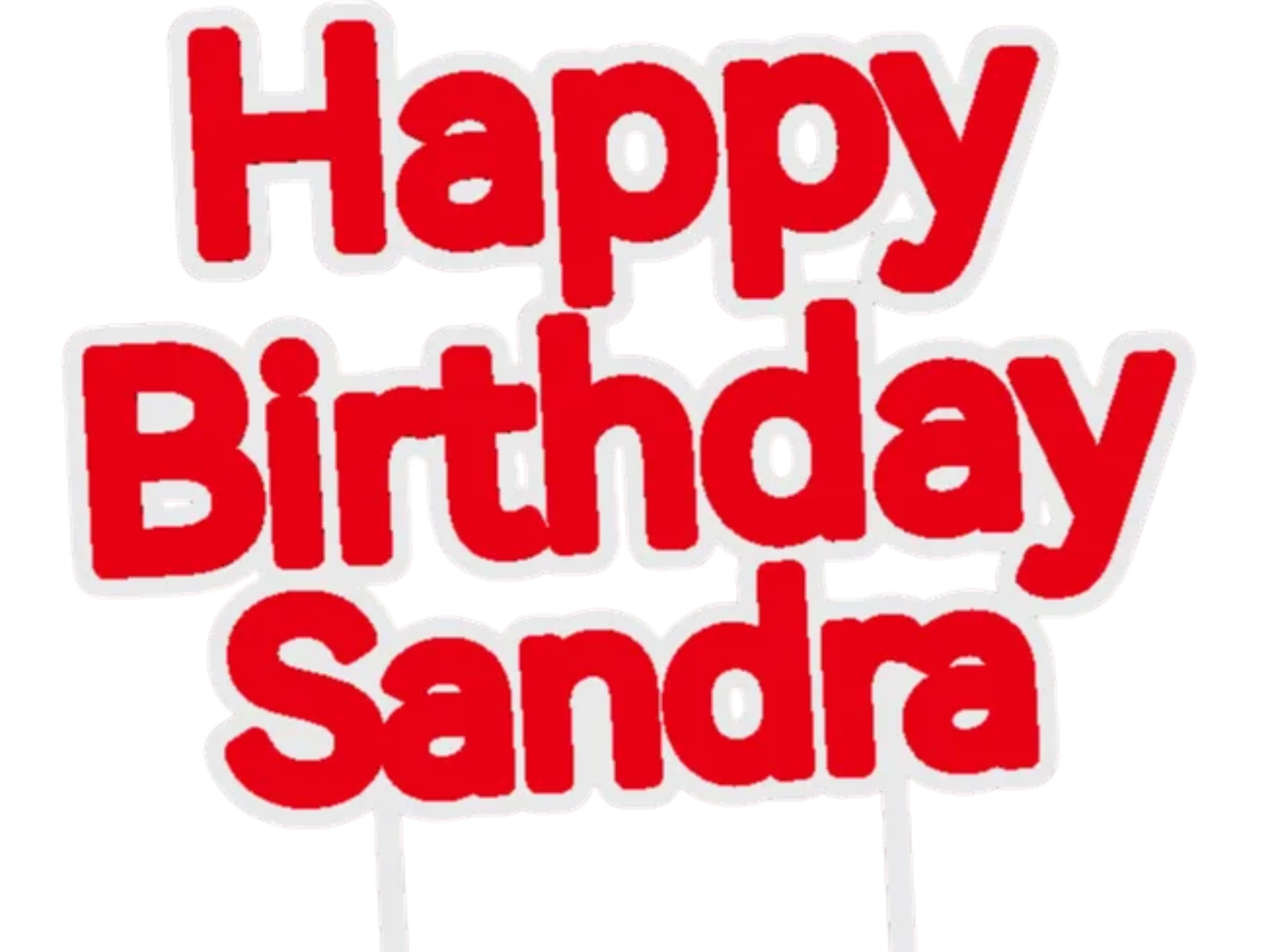 Cake Topper Sandra Remixed