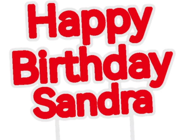 Cake Topper Sandra Remixed