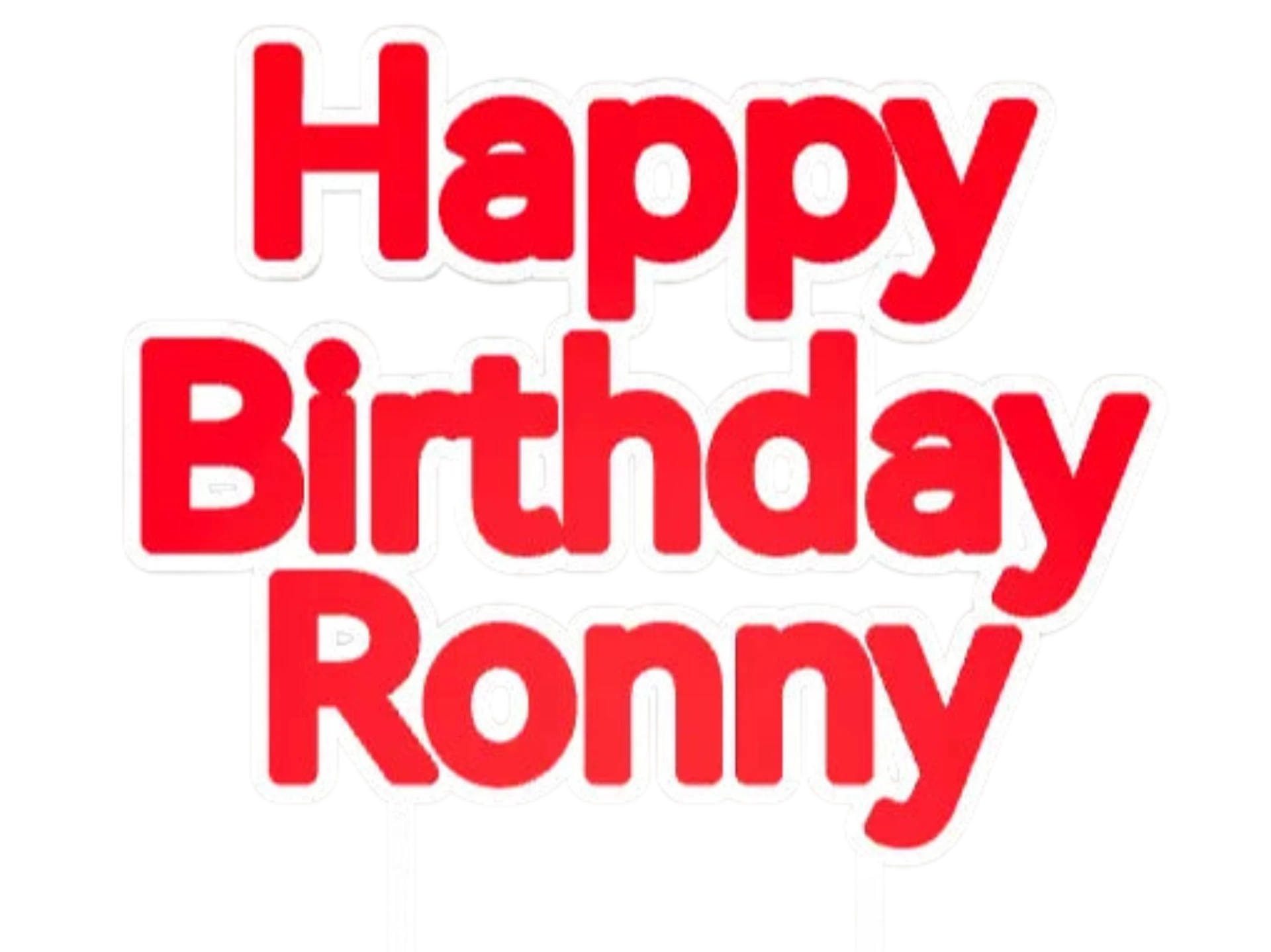 Cake Topper Ronny Remixed