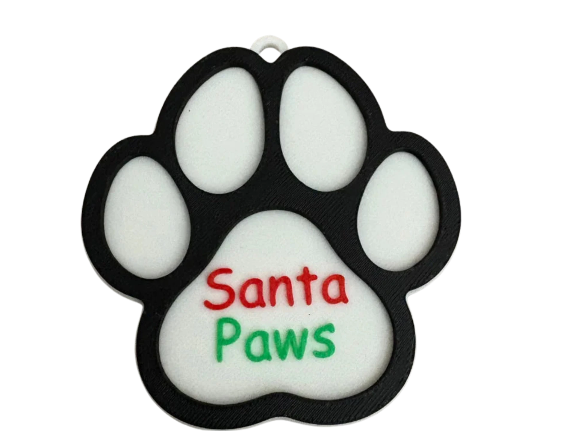Santa Paws Christmas Ornament