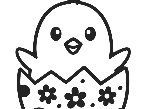 Easter chick decoration