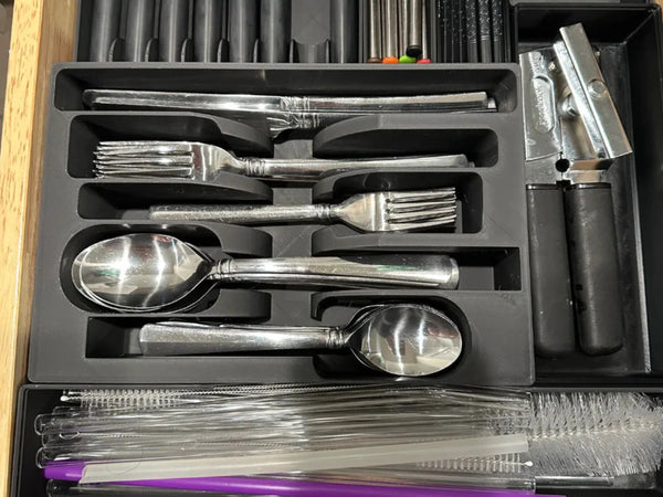 Gridfinity 4×6 Kitchen Drawer Silverware Holder Remixed