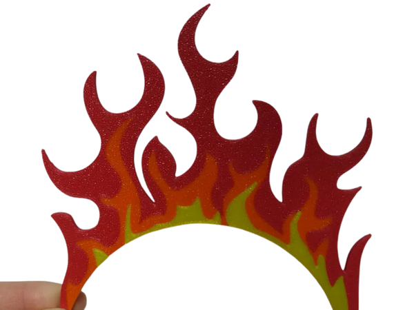 Flames Cake Topper
