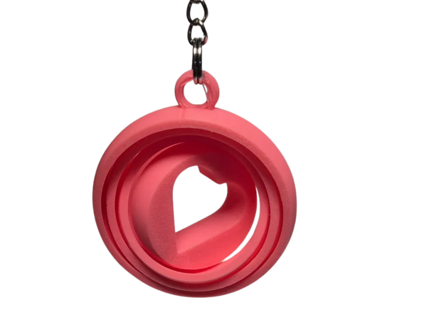 Heart Gyro Fidget Keychainto sell
