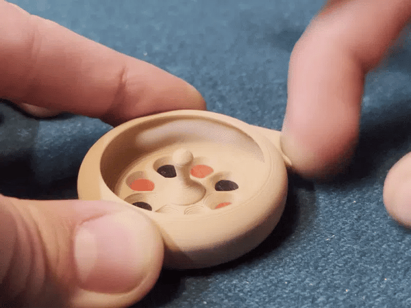 Mini roulette wheel fidget