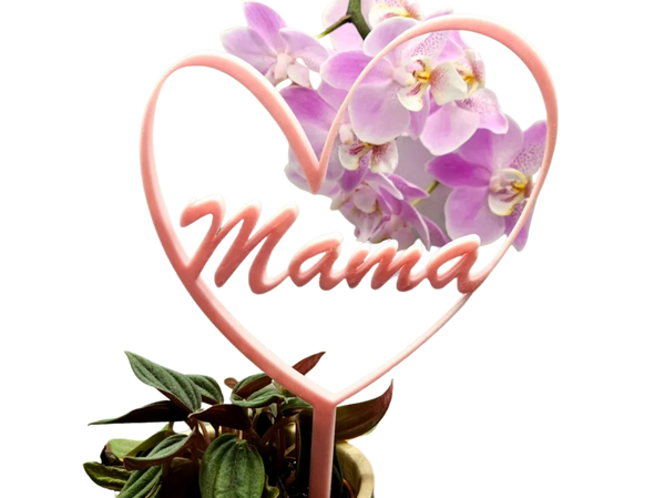 Plant and cake topper Mama Mothers Day Muttertag
