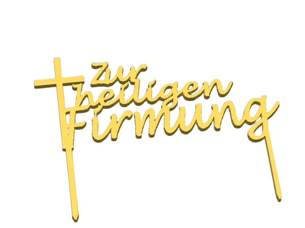 Firmung Cake Topper