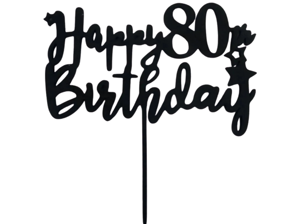 happy 80th For a gentleman