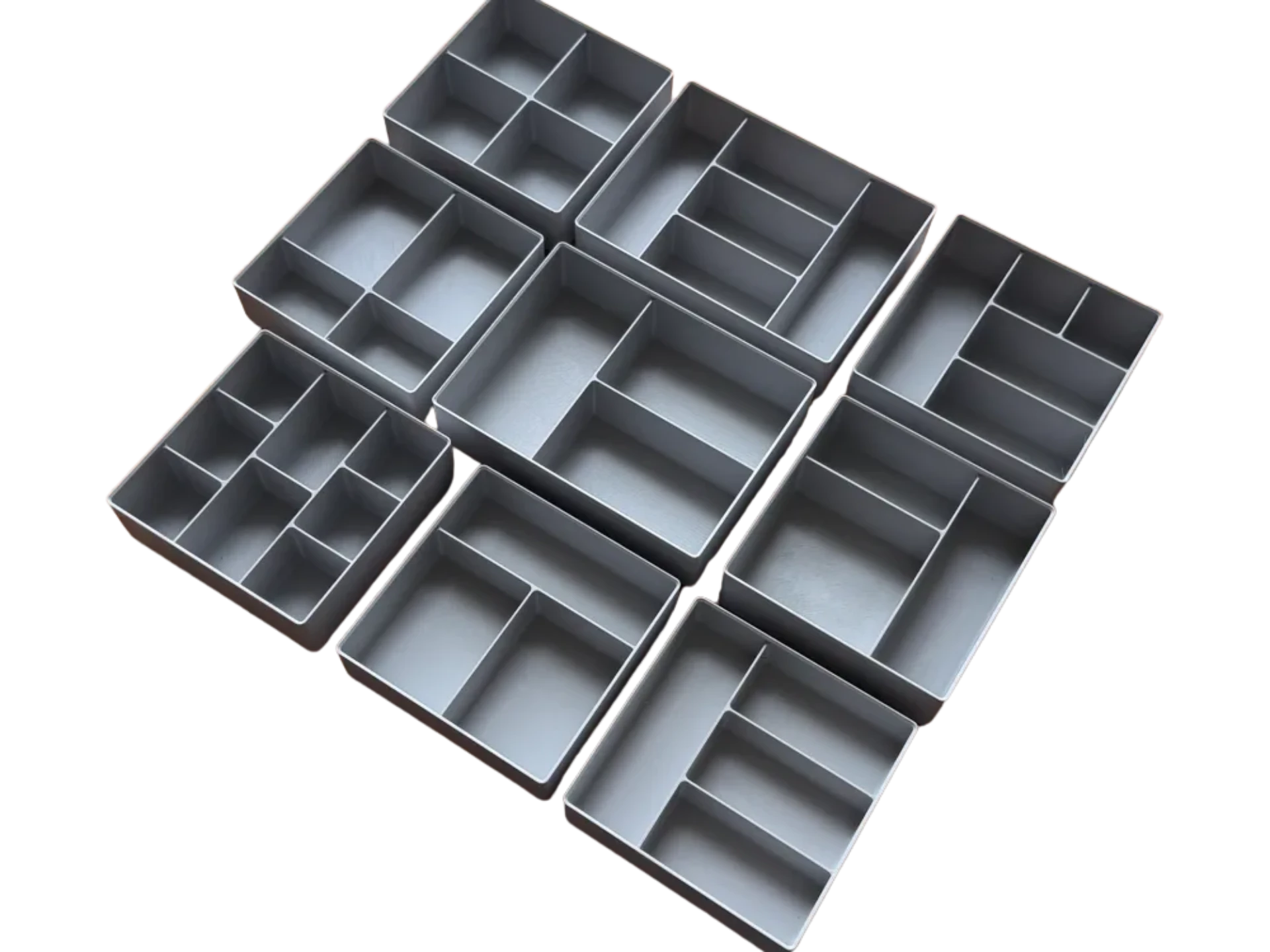 Gridfinity Multi-Compartment Bin Collection Remixed
