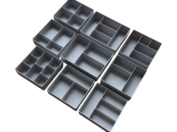 Gridfinity Multi-Compartment Bin Collection Remixed