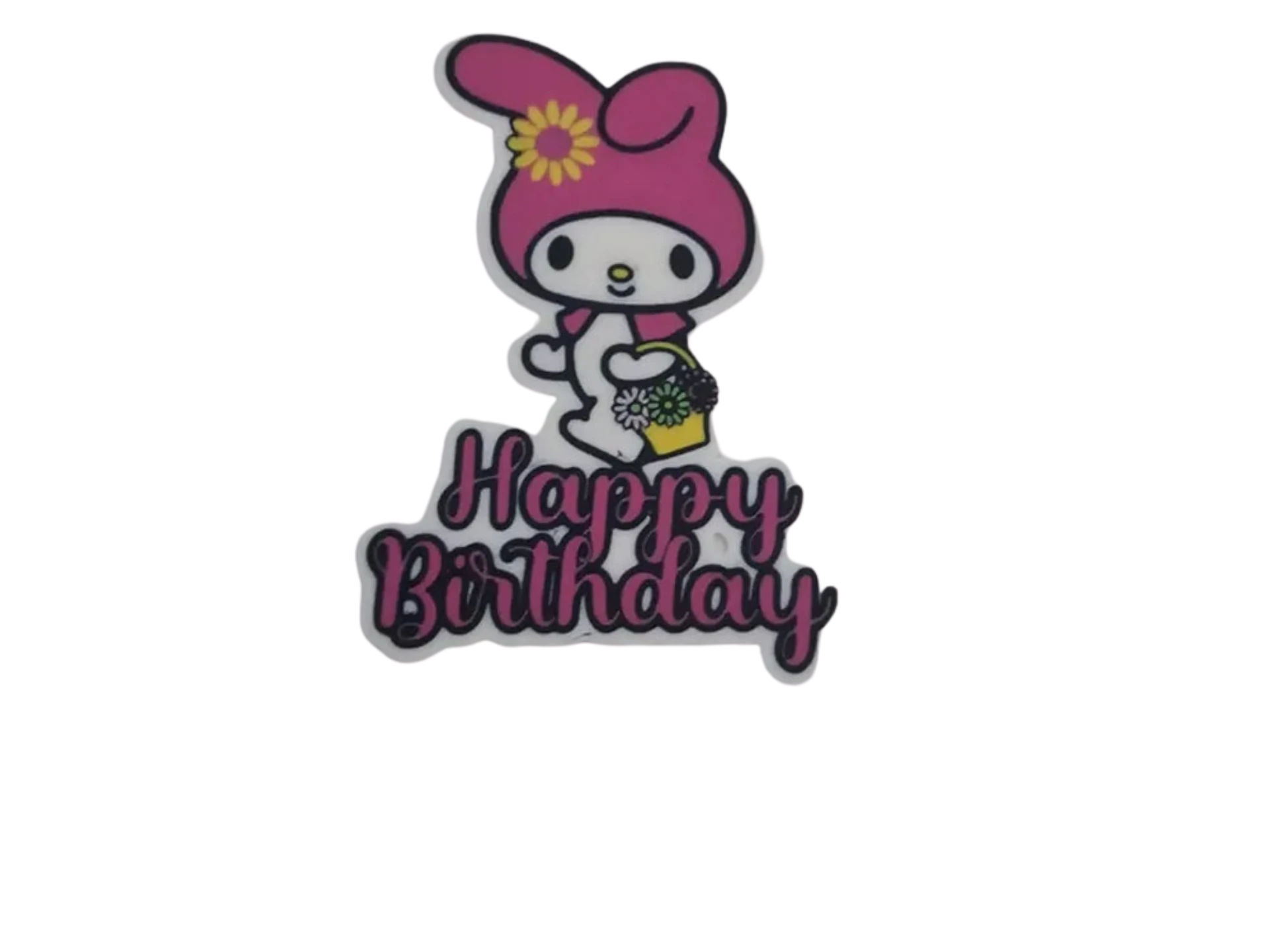 My Melody Happy Birthday Cake topper
