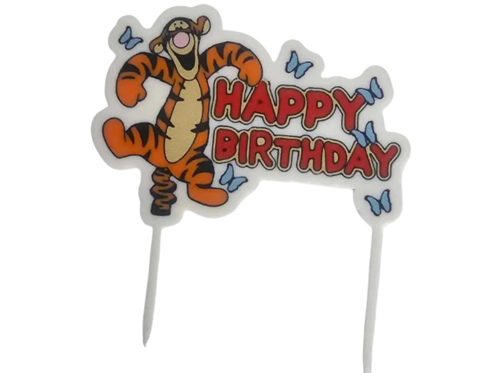 Tigger Cake topper Happy Birthday