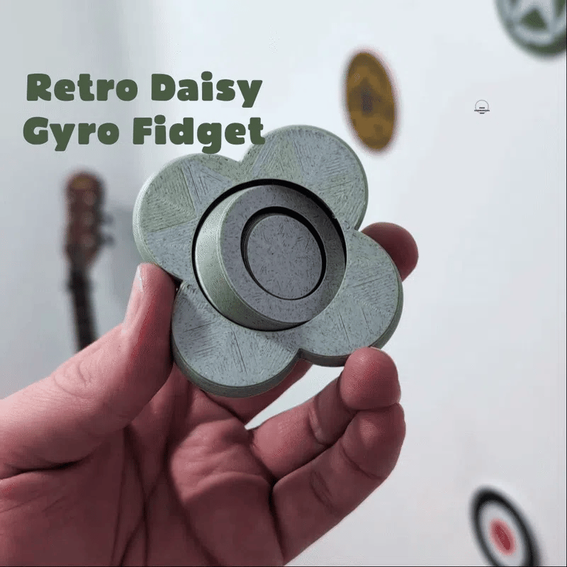 Retro Daisy Gyroid Fidget Flush (to Sell)