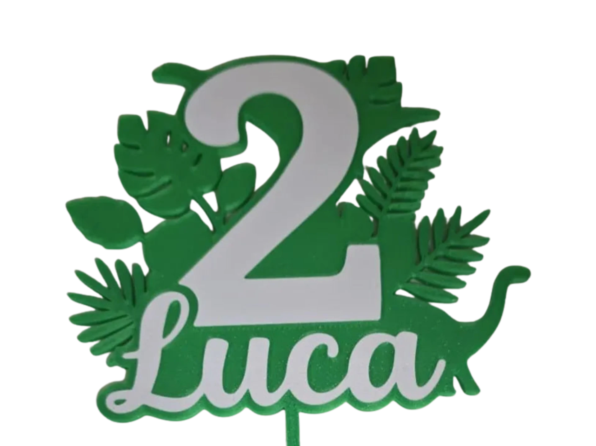 Luca 2 Dinosaur Cake Topper