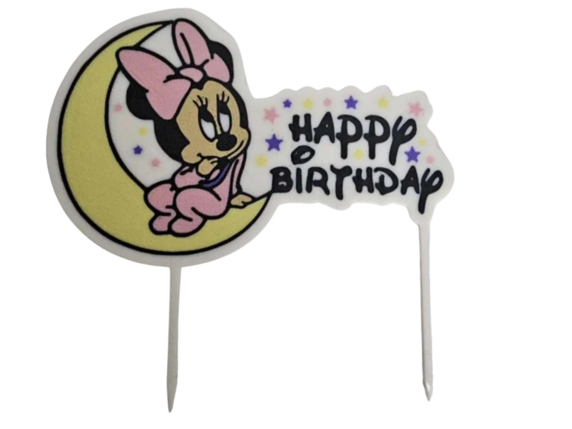 Minnie happy Birthday cake topper