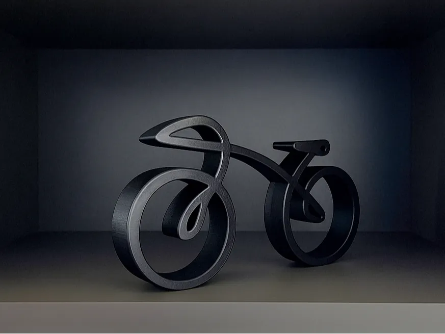 Minimalist Bicycle Sculpture - Decoration