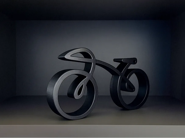 Minimalist Bicycle Sculpture - Decoration