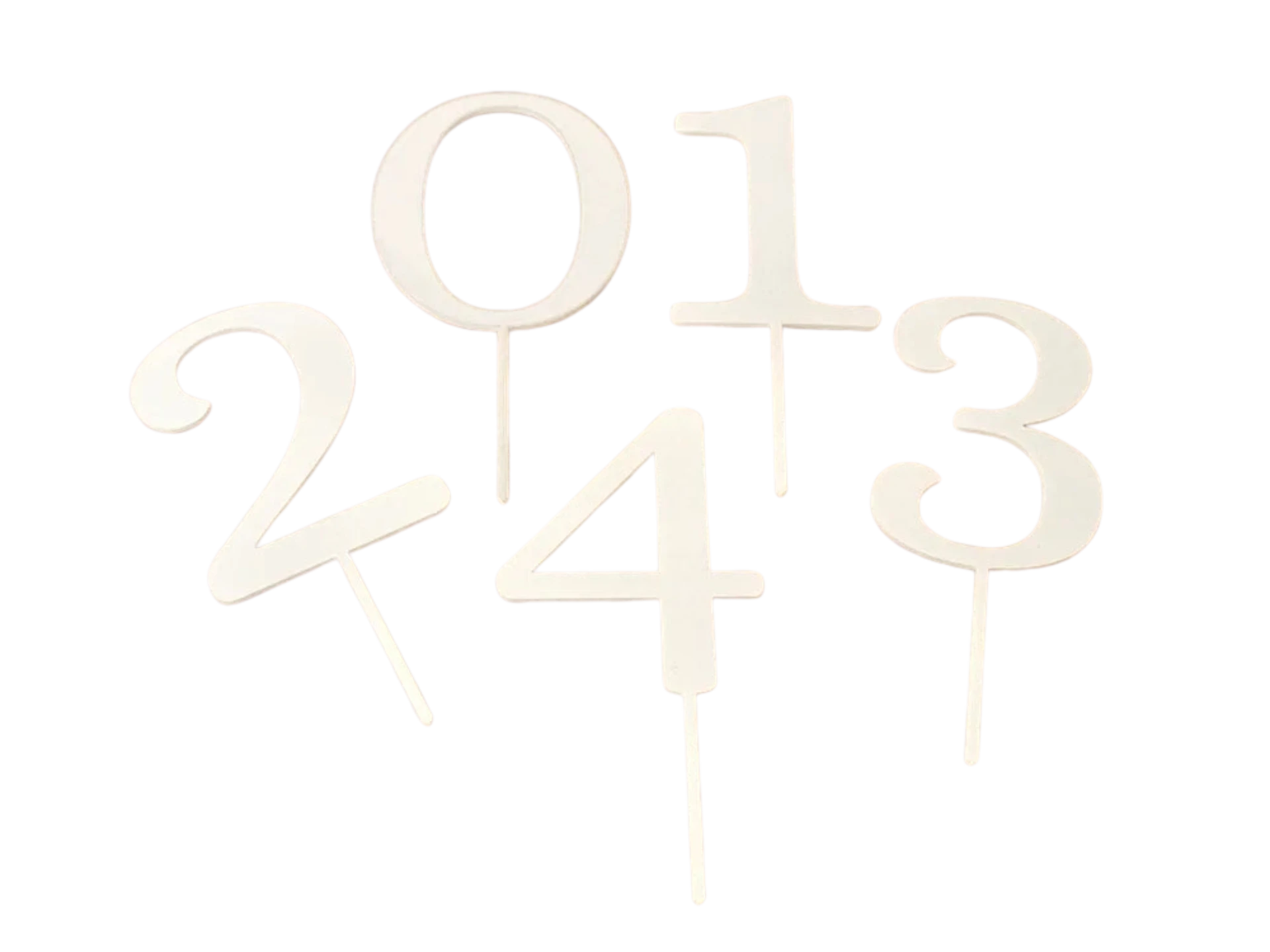 Cake Topper - Numbers for Birthday Cakes or Other Occasions