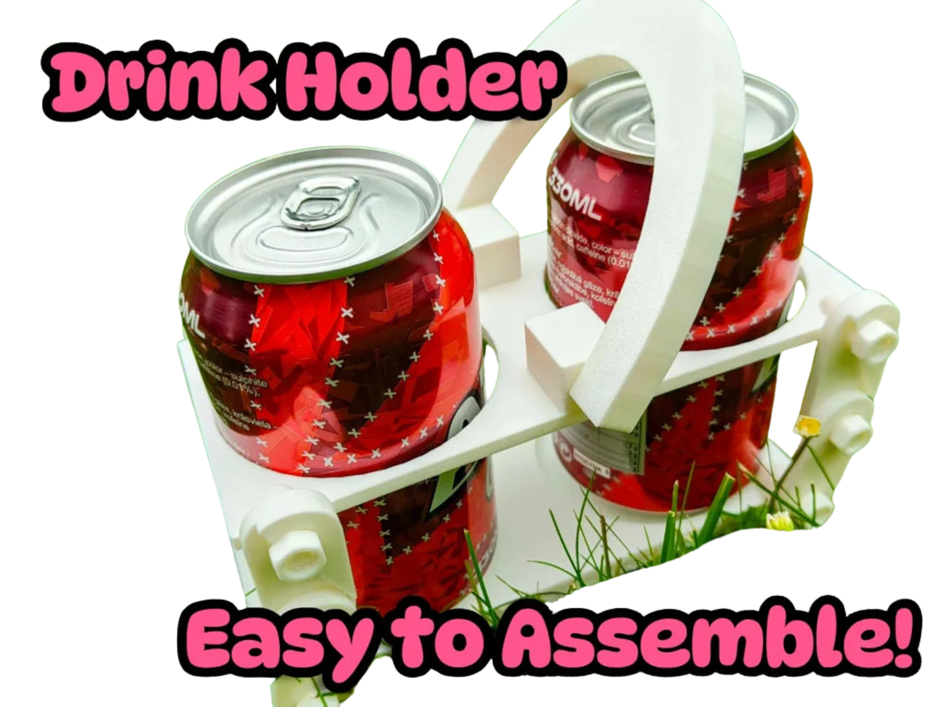 Collapsible Drink Caddy / Holder (2 Can Version!)