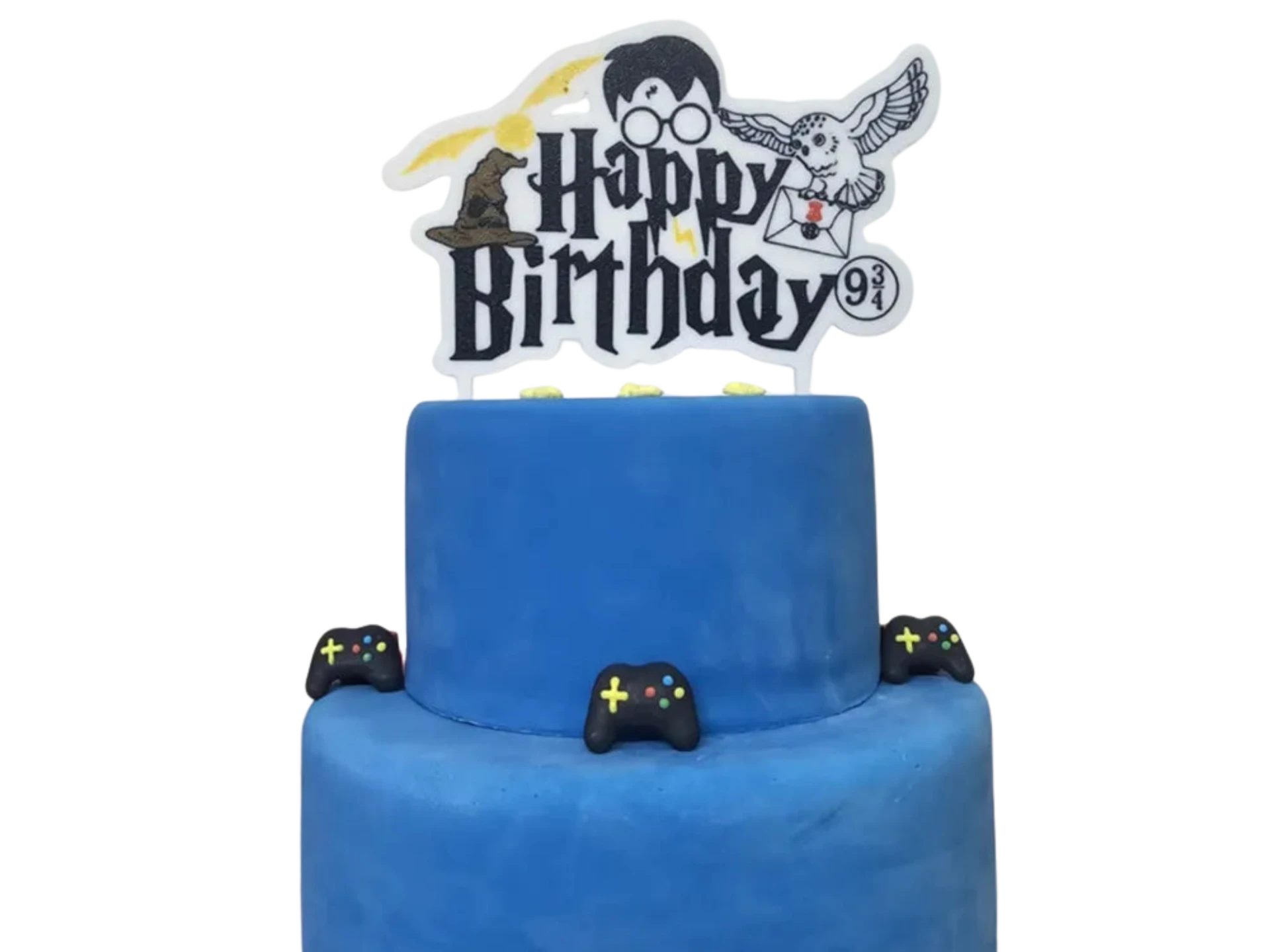Harry potter 5 colours Cake topper