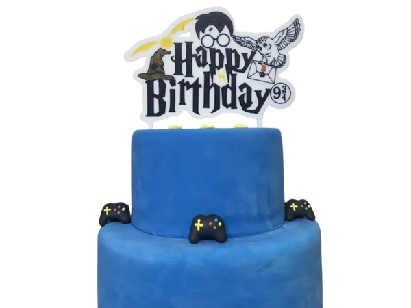 Harry potter 5 colours Cake topper
