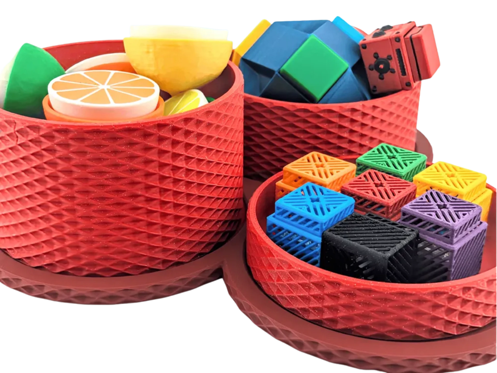 Rhombic Pyramid Organizer Set