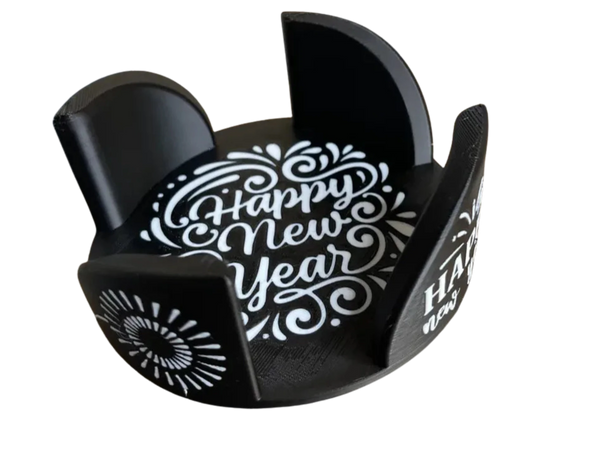 Happy New Year Coaster Stacker for my Coasters