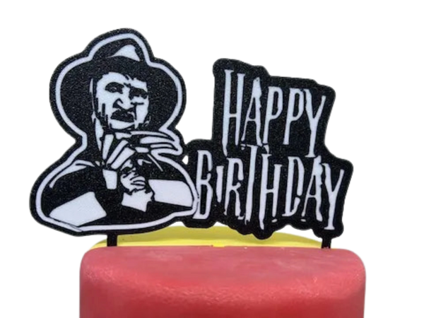 Freddy Happy birthday cake topper