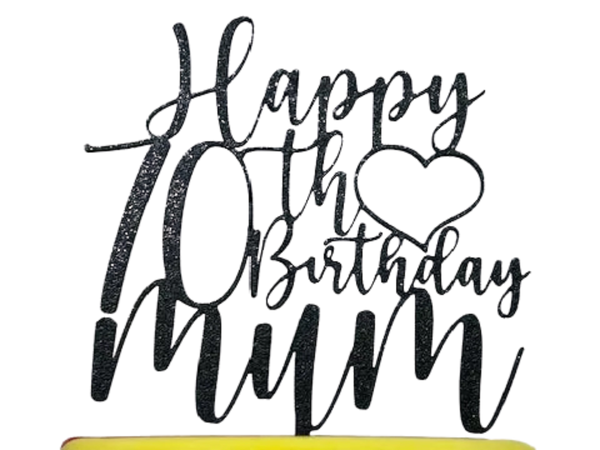 happy 70th Birthday Mum