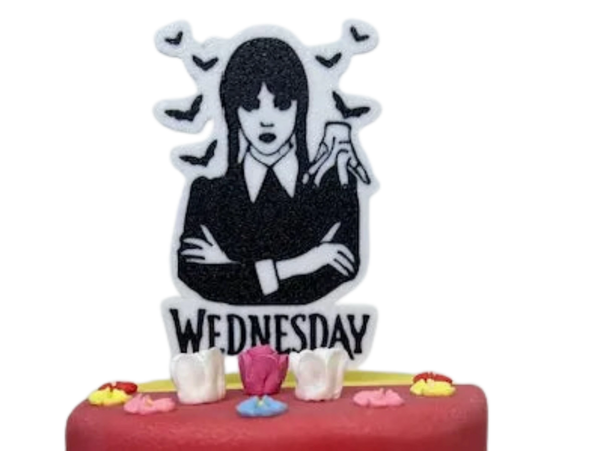 Wednesday Addam's cake topper