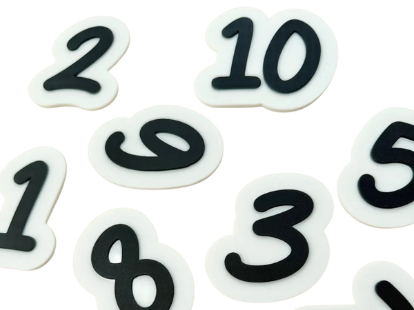 Double Layer Numbers | Cake Topper Number 1-10