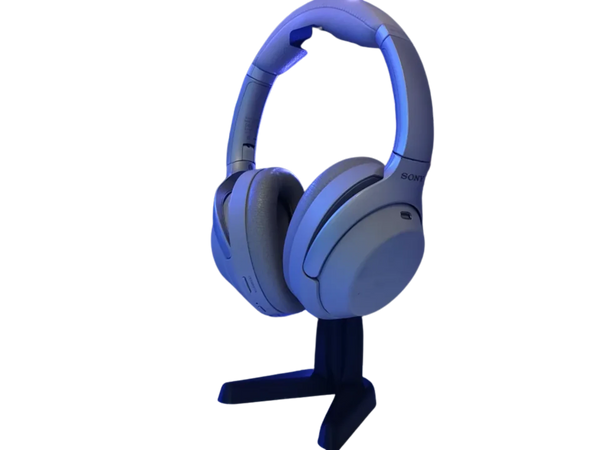 Slim end clean headphone stand