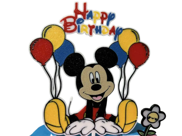 Mickey Happy Birthday cake topper