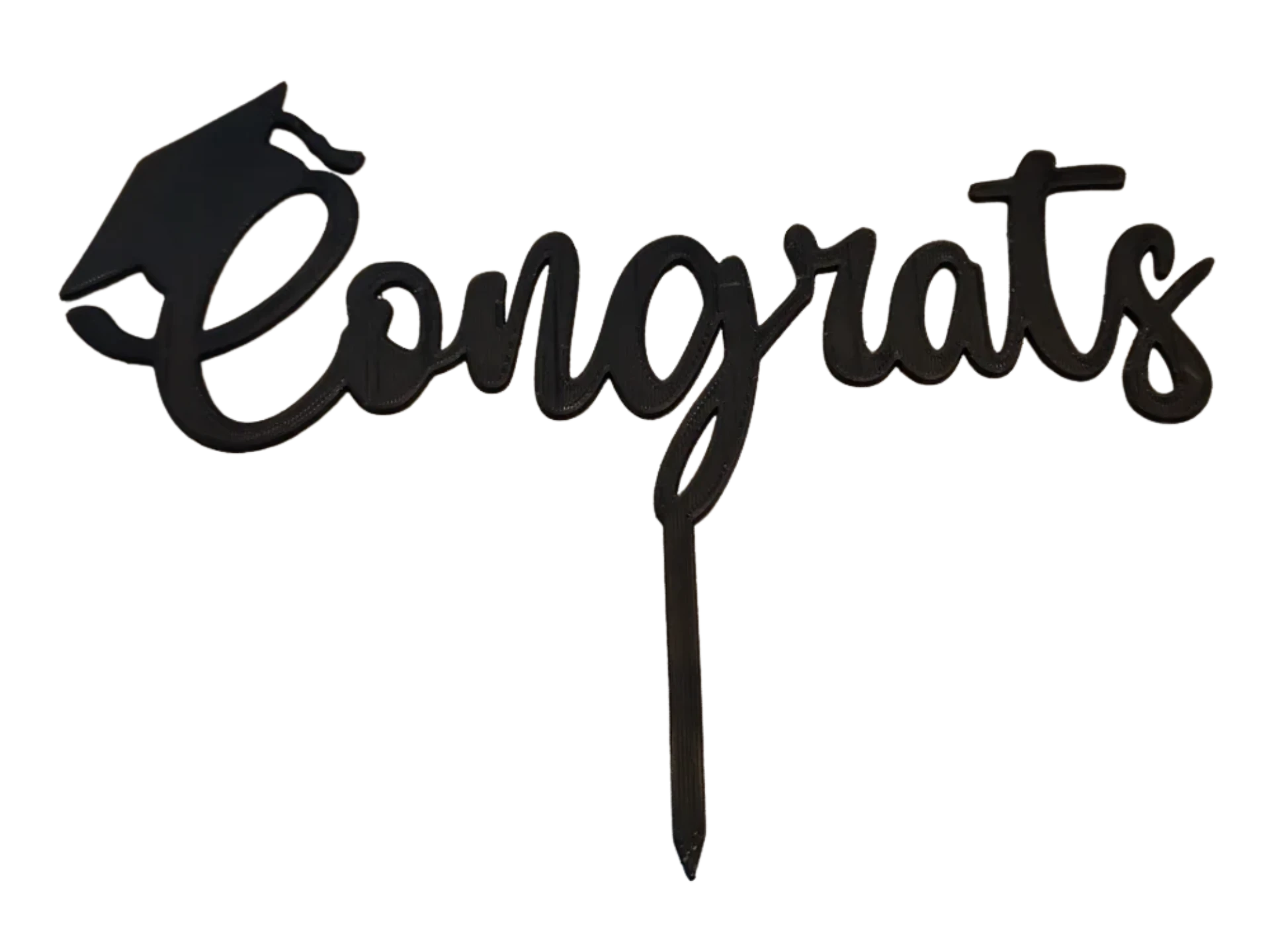 Congratulations cake topper