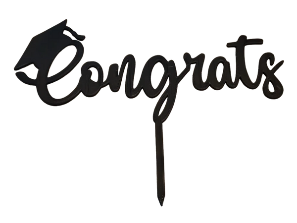 Congratulations cake topper