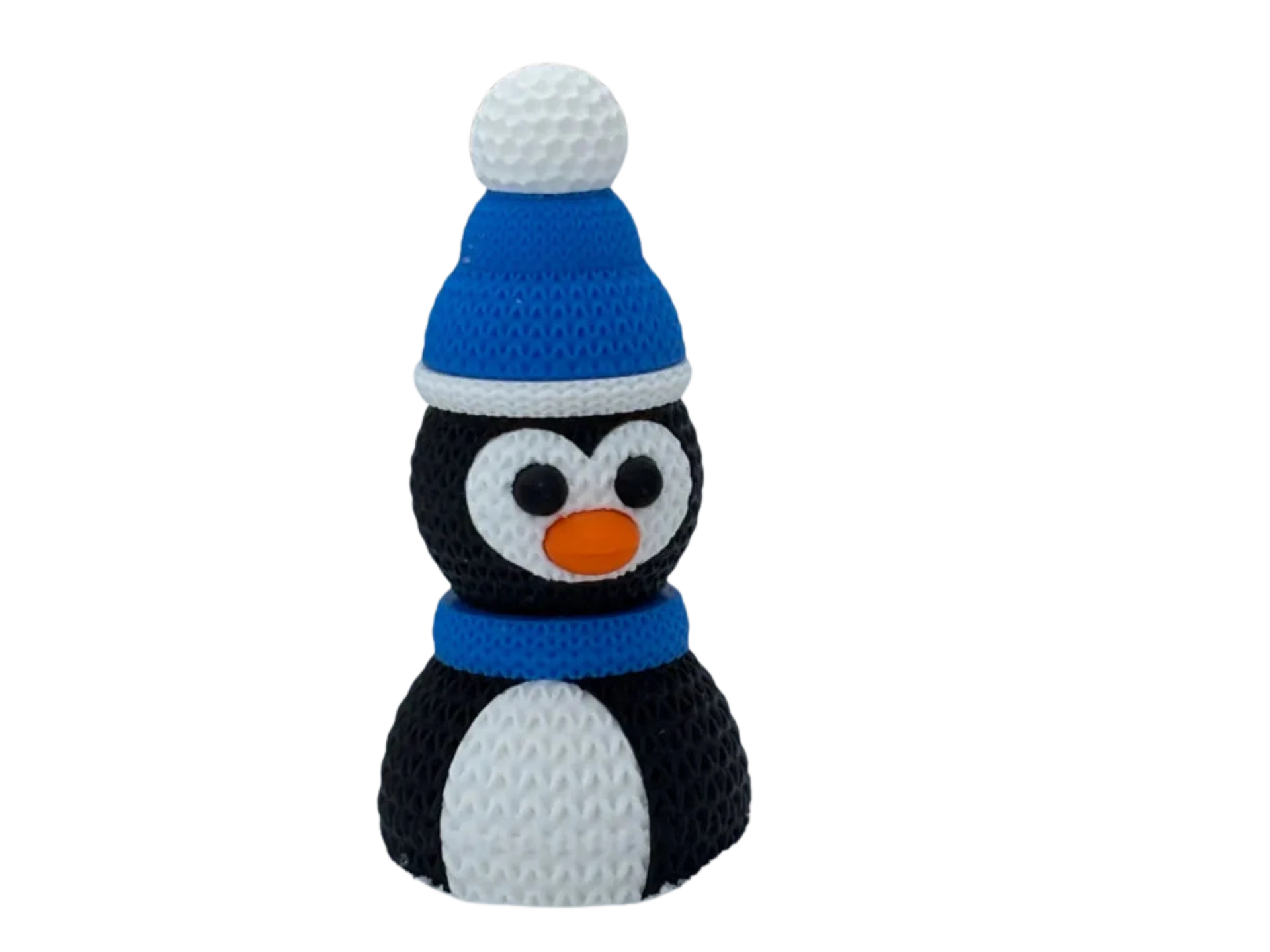 Buildable Knitted Penguin