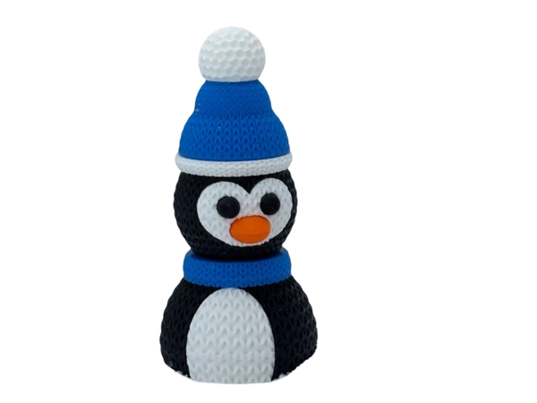 Buildable Knitted Penguin