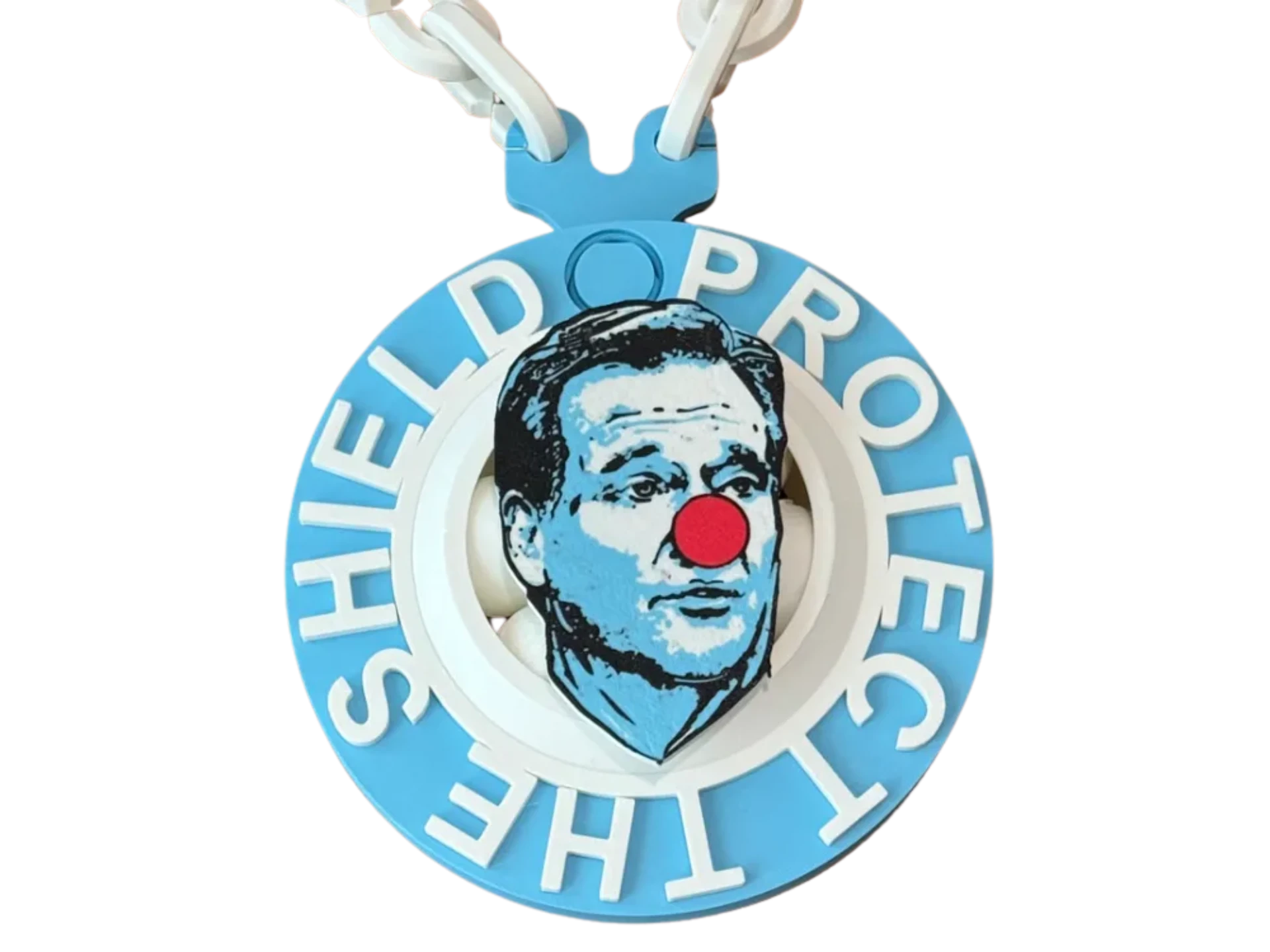 Roger Goodell NFL Clown Spinner Chain