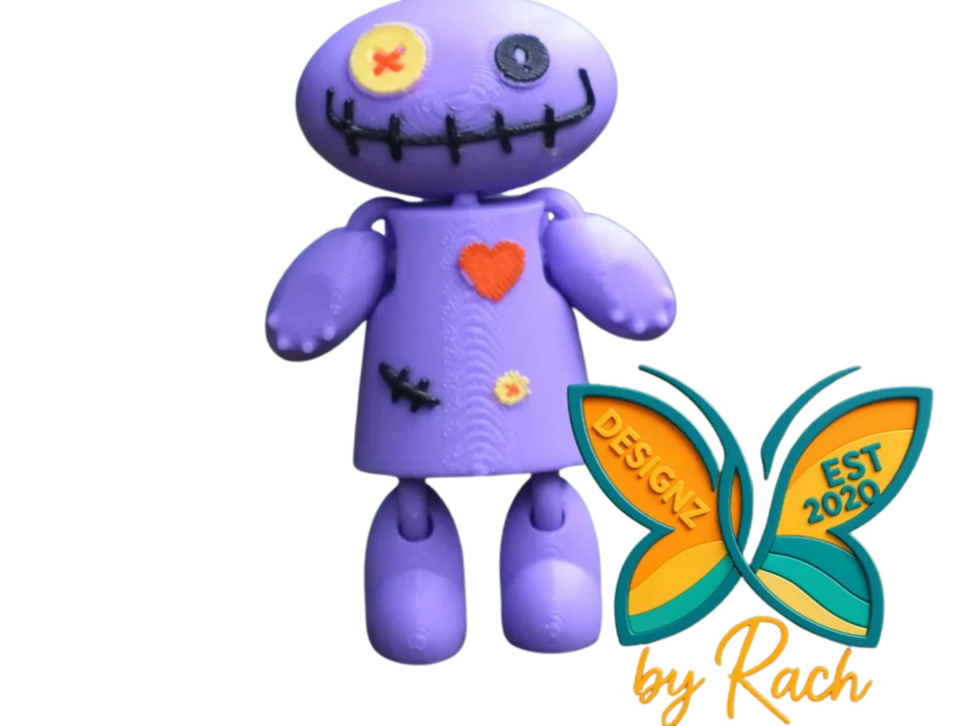 Flexi Voodoo multicolor halloween fidget