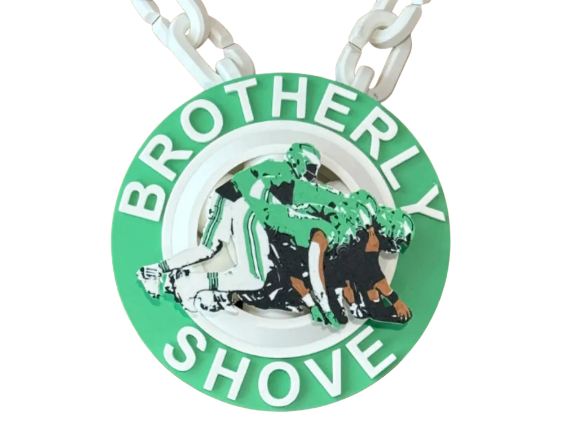 Eagles Brotherly Shove Spinner Chain