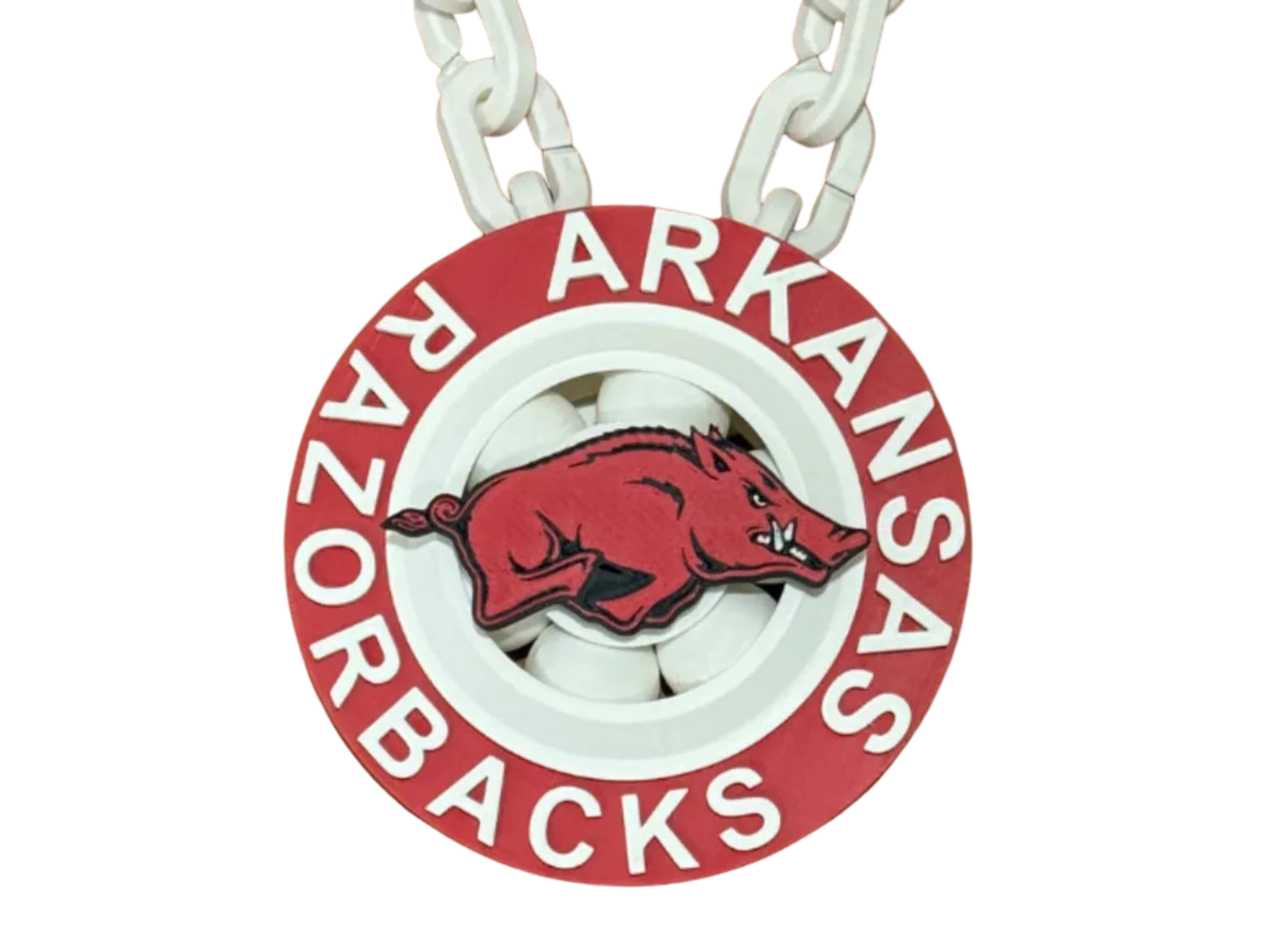 Arkansas Razorbacks Spinner Chain